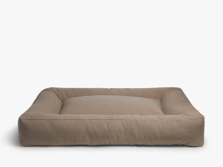 Canvas Bolster Dog Bed