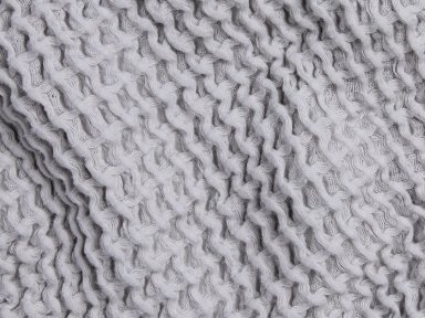Close Up Of Grey Waffle Towels
