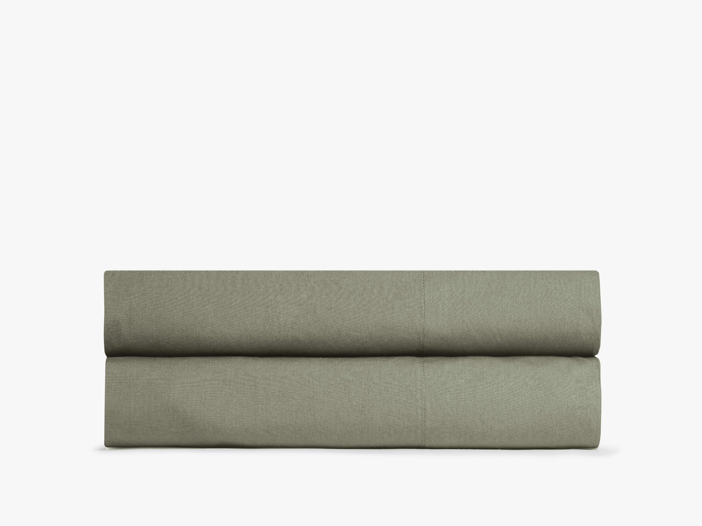 Cotton percale Fitted Sheet, Floral Moss, 90x200cm - (Final Sale