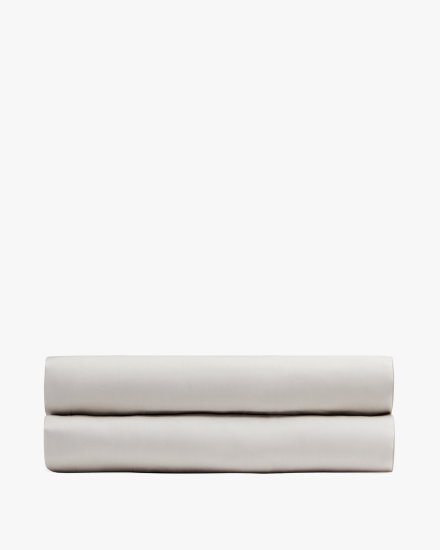 Sand Sateen Fitted Sheet