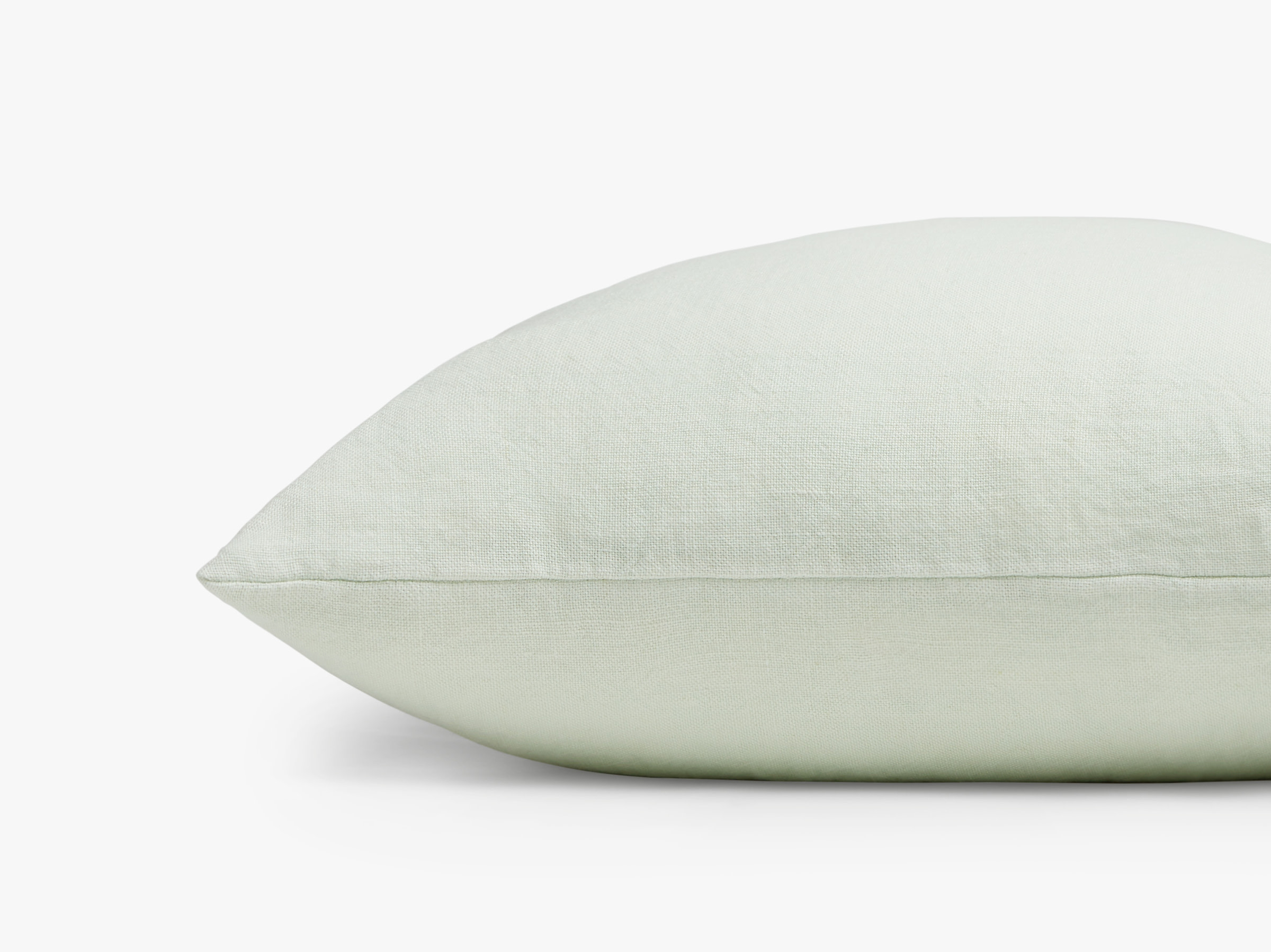 Celery Vintage Linen Pillow Cover