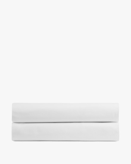 White Brushed Cotton Fitted Sheet