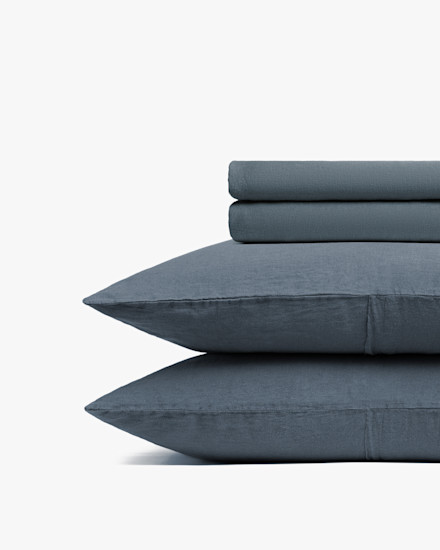 Dusk Linen Sheet Set