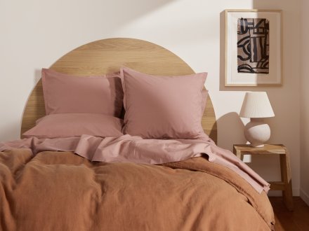 Percale Euro Sham Shown In A Room