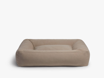 Canvas Bolster Dog Bed