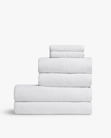 White Organic Cotton Towel Set