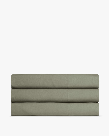 Moss Percale Top Sheet