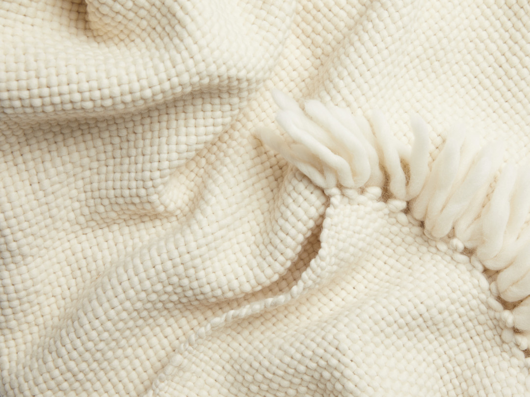 Handwoven Wool Throw Parachute