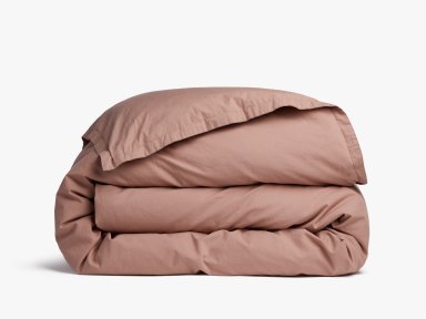 Clay Percale Duvet Cover Product Image