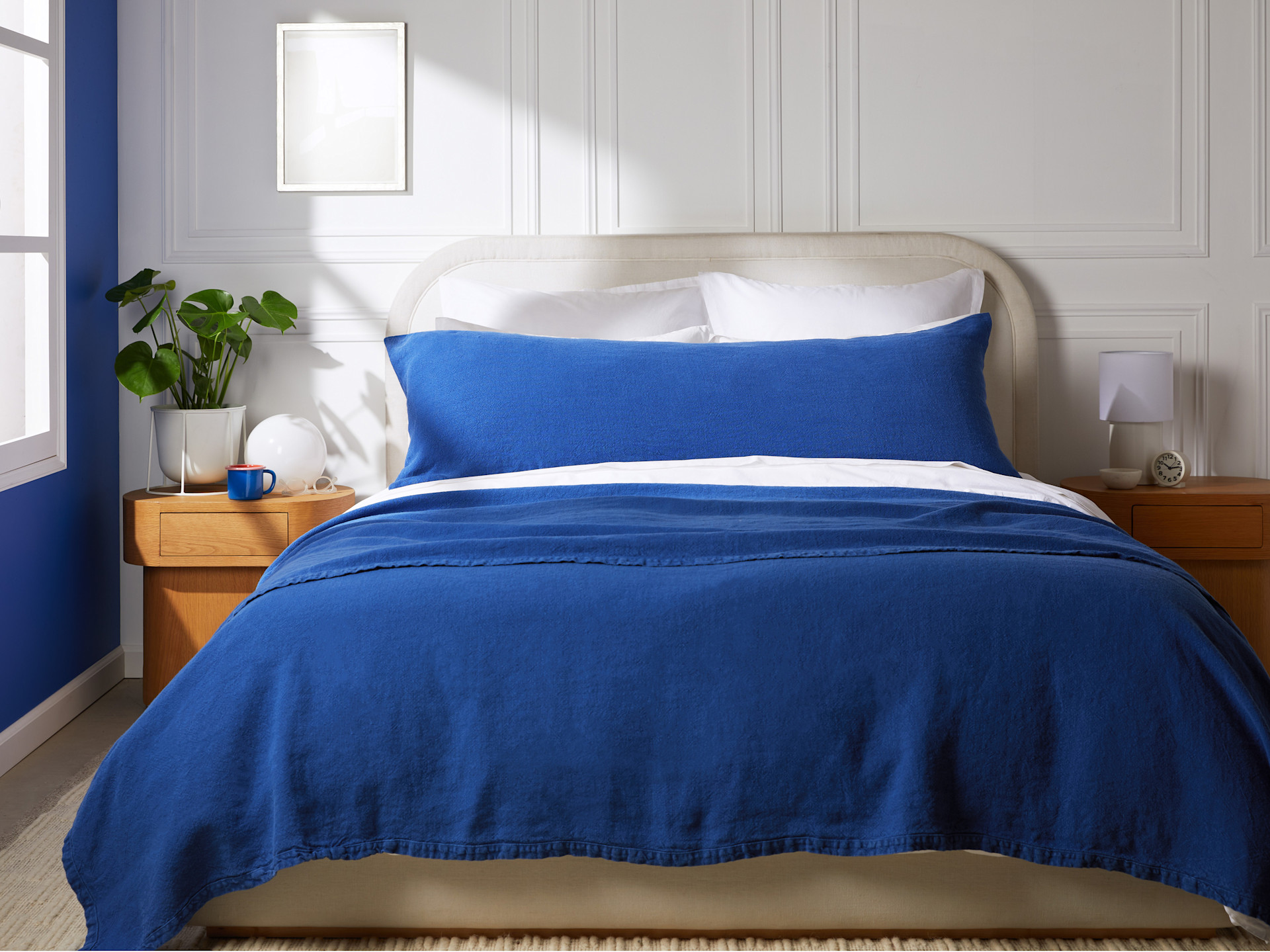 Vintage Linen Bed Cover Parachute