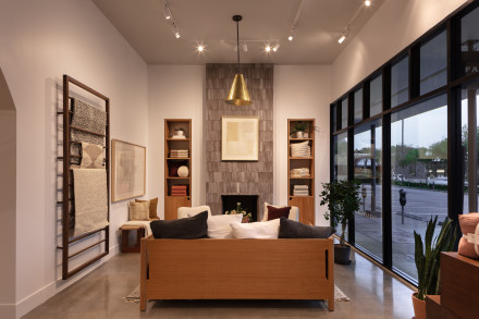 Living room area of our Houston store
