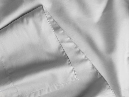 Close Up Of Sateen Top Sheet