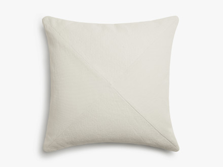 Pieced Canvas Pillow Cover