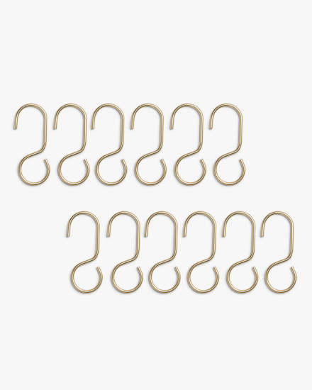 Brass Shower Curtain Hooks