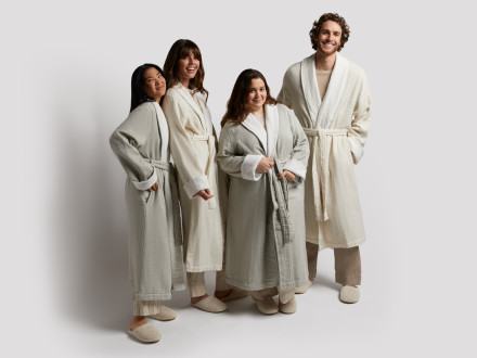 Organic Gauze Terry Robe