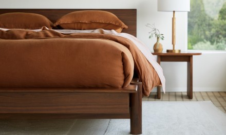 Outpost wood bed frame