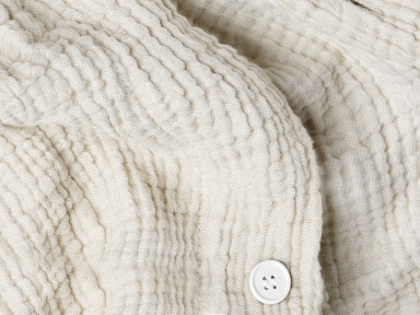 Ivory Organic Cloud Cotton Duvet Cover Set