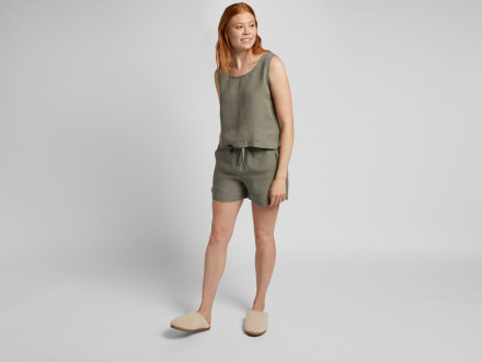 Womens Linen Tank