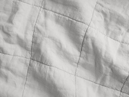 Close Up Of Linen Box Quilt