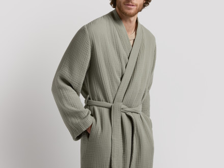Muslin Robe, Bademantel, Cotton Kimono Robe, Soft and Cozy Bath