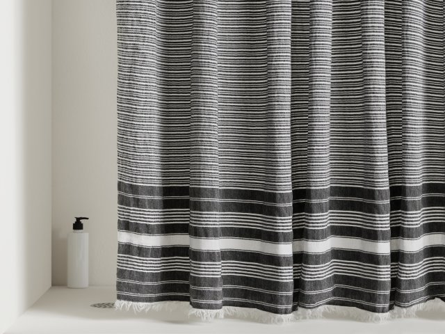 Villa Striped Shower Curtain | Parachute