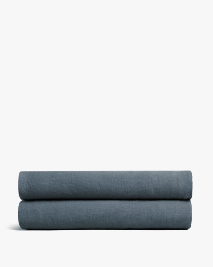 Dusk Linen Fitted Sheet