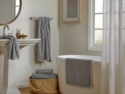 Organic Cotton Mosaic Towels