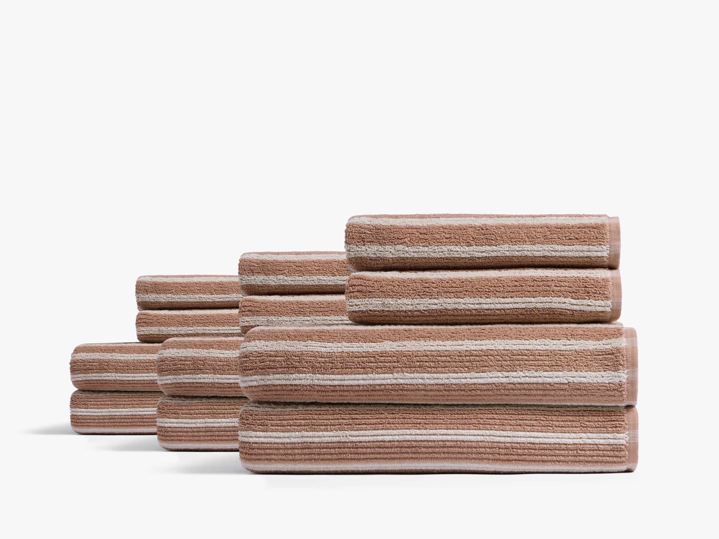 6+6 Organic Resort Stripe Bath Bundle | Parachute