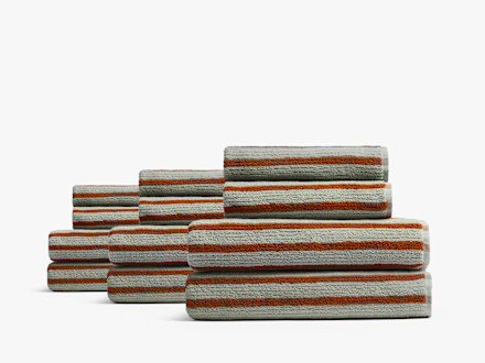 6 6 Organic Resort Stripe Bath Bundle