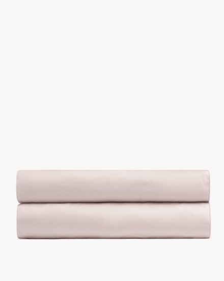 Blush Sateen Fitted Sheet