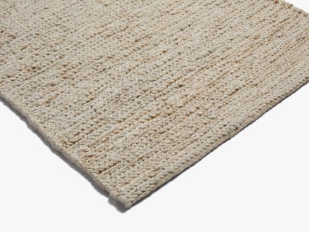 Close Up Of Chunky Jute Rug