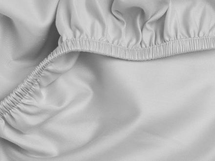 Close Up Of Sateen Fitted Sheet