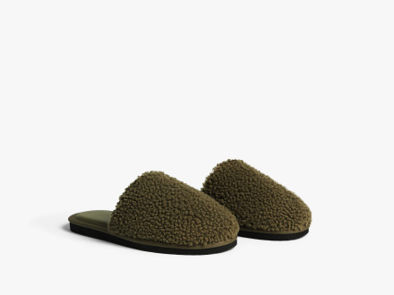 Shearling Wool Slides