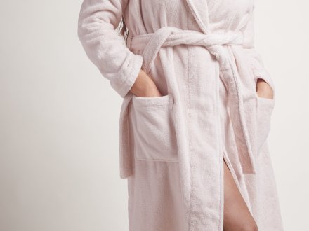 Close Up Of Classic Turkish Cotton Robe