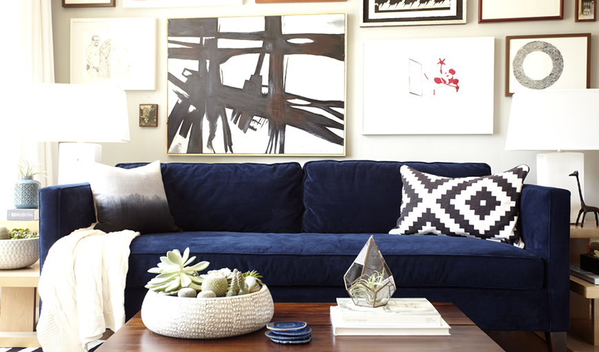 5 Ways to Style Navy at Home
