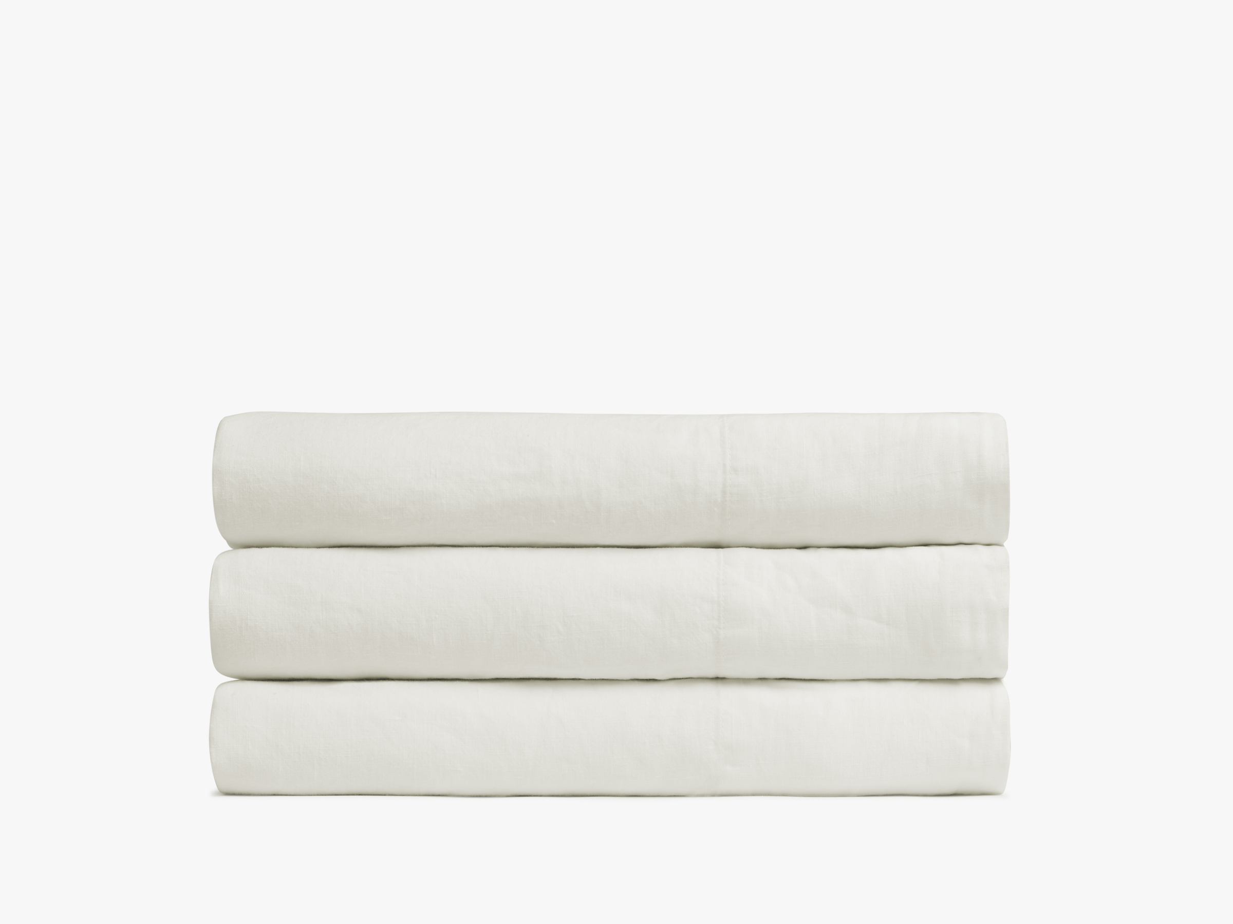 Linen Top Sheet, Cream, King | Parachute