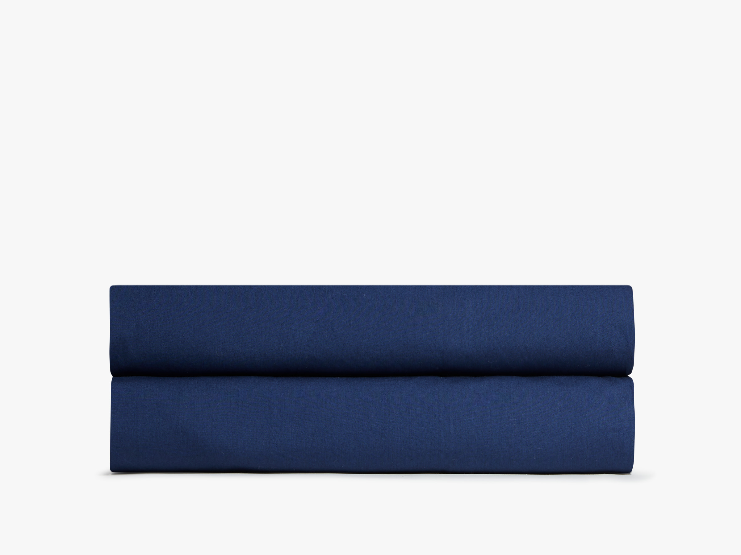 Navy Percale Fitted Sheet