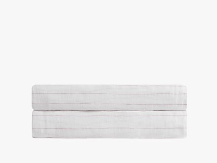 Pinstripe Linen Fitted Sheet Product Image