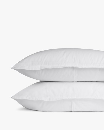 White Percale Sham Set