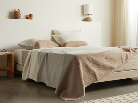 Sunset Coverlet Shown In A Room