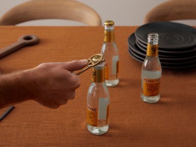 Crest Bottle Opener Shown In A Room