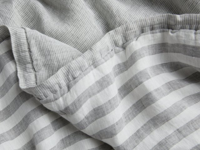 Striped Linen Baby Quilt | Parachute