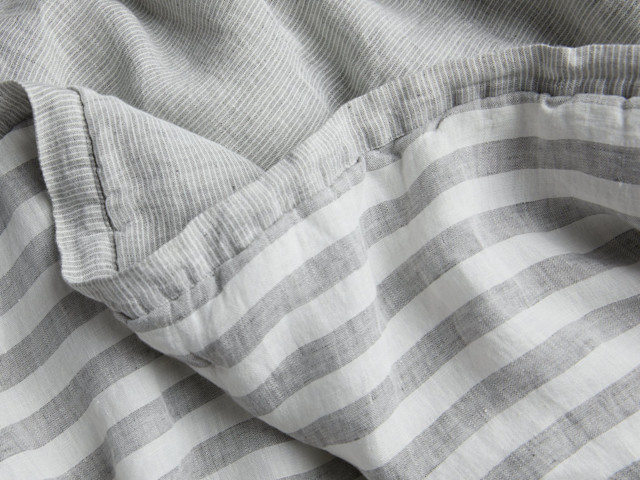 Striped Linen Baby Quilt | Parachute