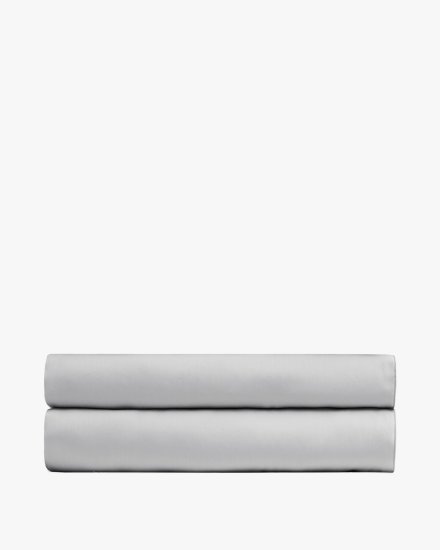 Light Grey Sateen Fitted Sheet