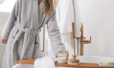 woman in bathroom 