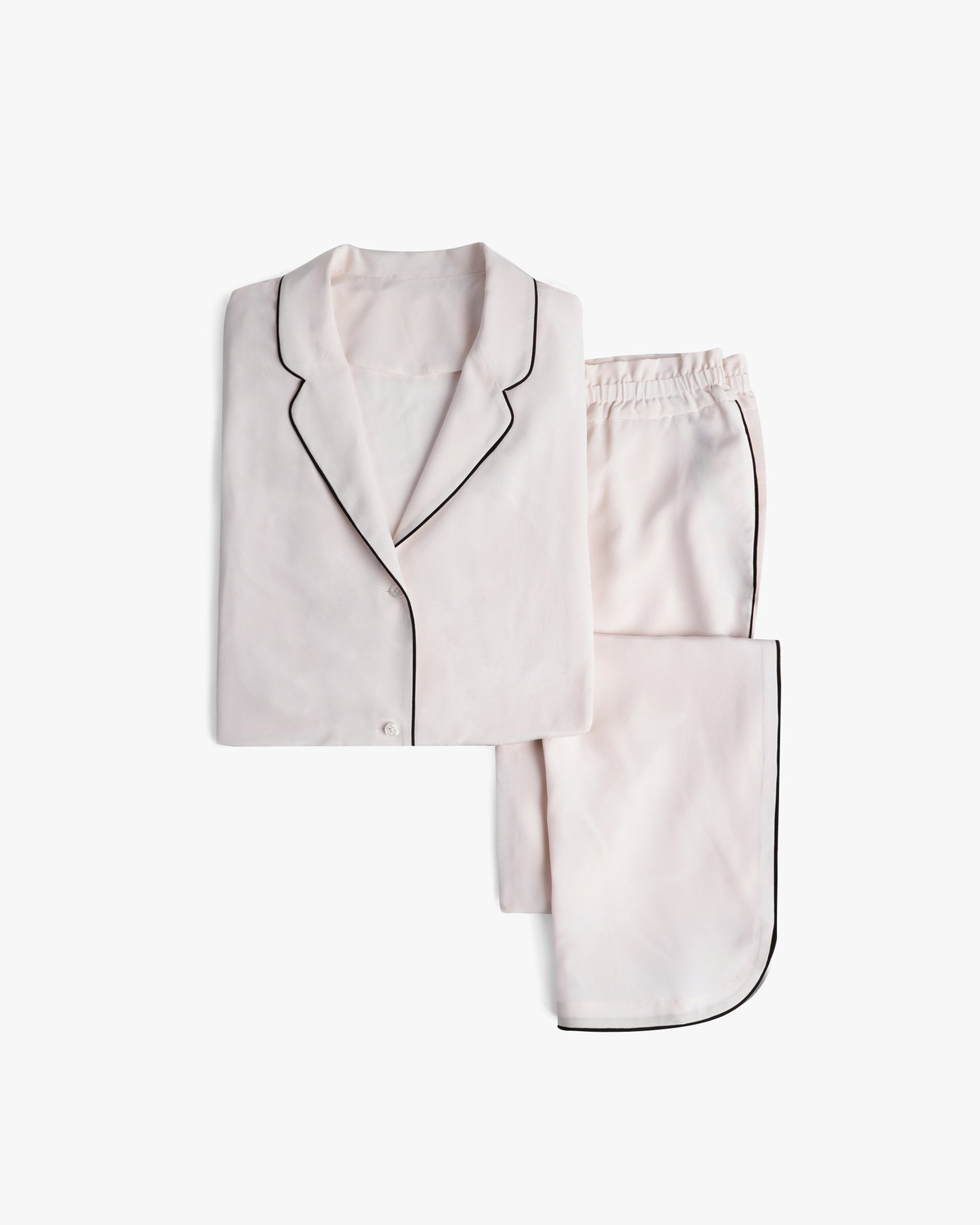 Blush Silk Pajama Set