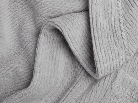 Close Up Of Soft Rib Robe