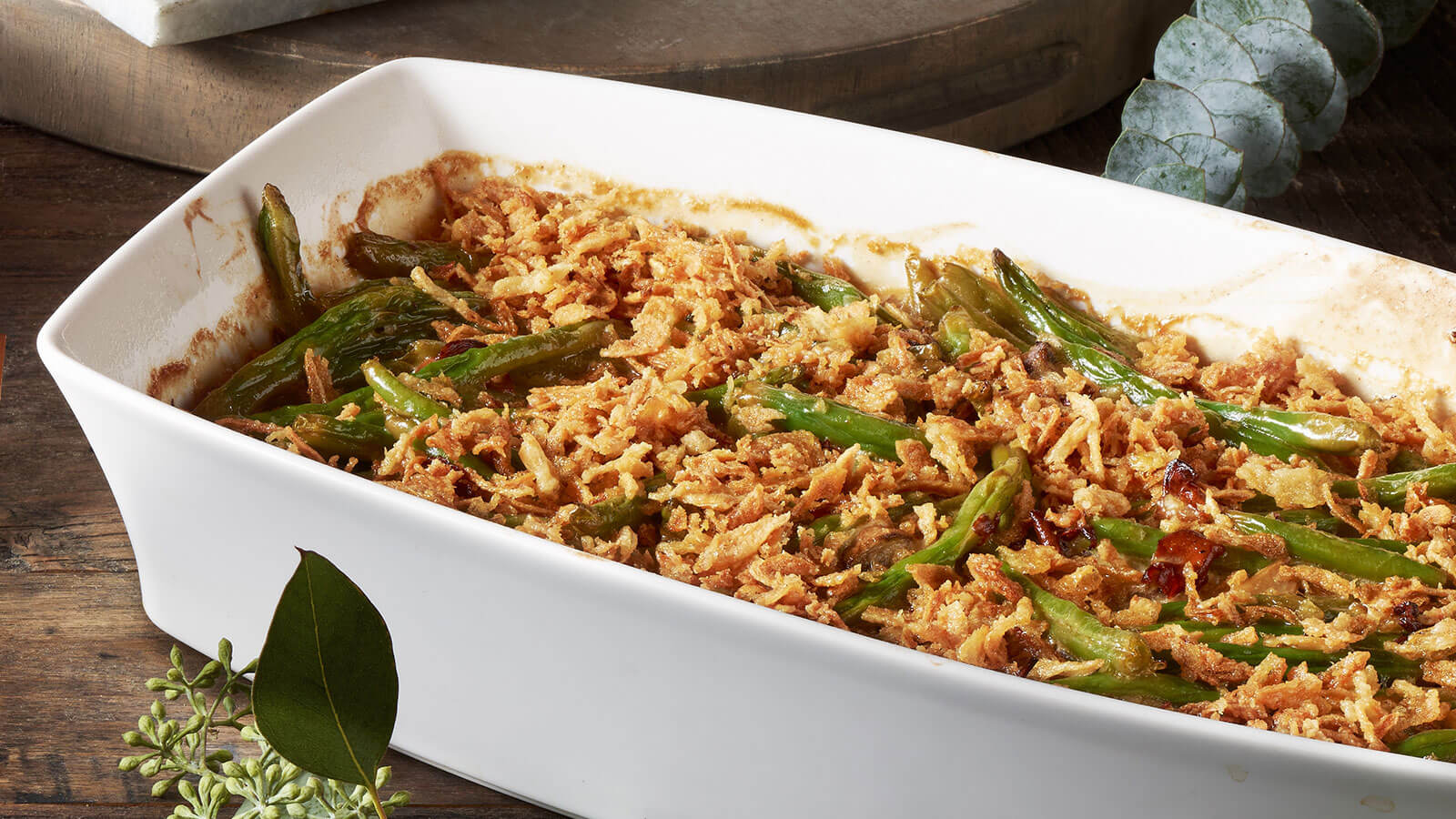 French Green Bean And Chanterelle Casserole Recipe The Fresh Market   French Green Bean Casserole 