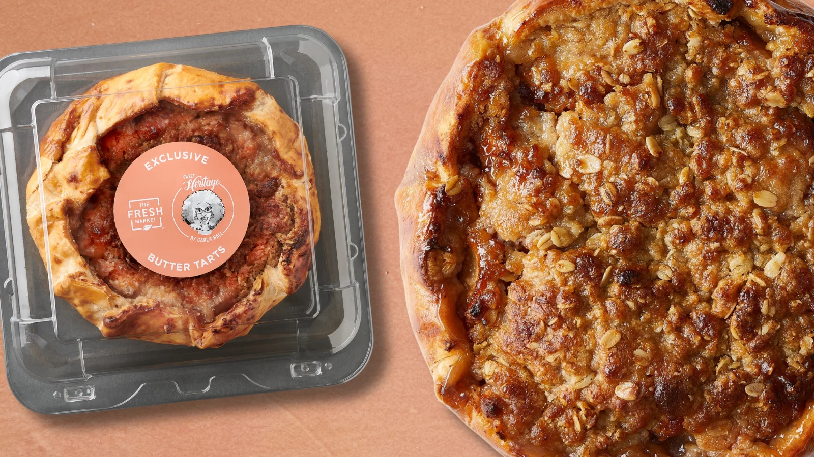 carla hall apple butter tart