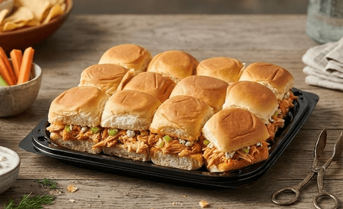 Buffalo Chicken Salad Sliders